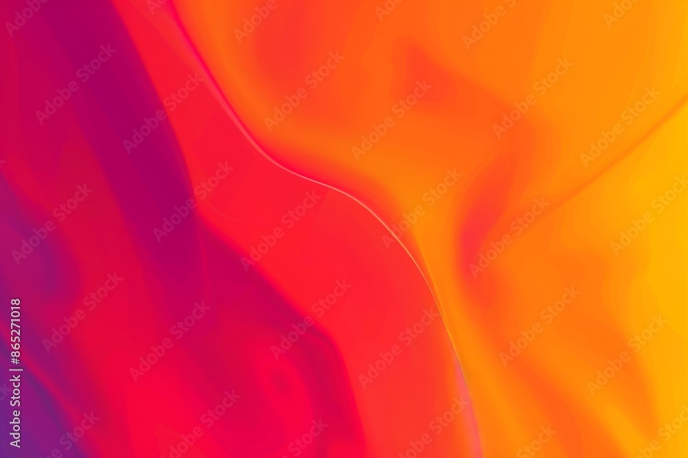 Poster colorful abstract background with a smooth transition between red and orange shades, creating a sens
