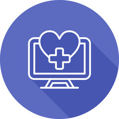 Obraz premium Computer Vector Icon