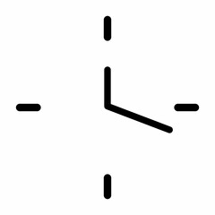 Simple of Time Related Vector Line Icon. Icon as Timer, Speed, Alarm, Restore, Time Management, Calendar and more. Vector Simple icon. Eps 10. 