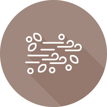 wind blowing leaves brown circle clip art preview