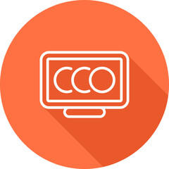 Desktop Computer Vector Icon