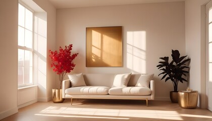 Photo interior modern design room 3d illustration