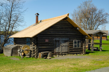 ooden buildings. Blacksmith