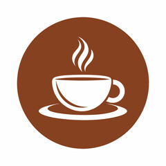       Coffee cup logo icon vector illustration.
