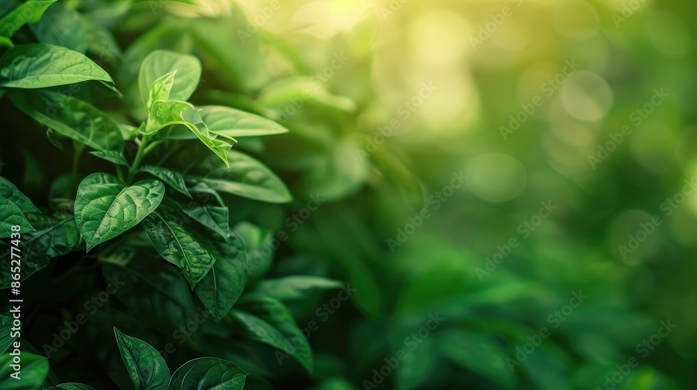Aufkleber green backdrop for text and design suitable for various uses blurred image