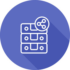 Server Sharing Vector Icon