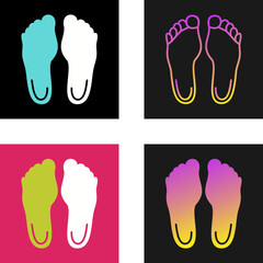 Feet Vector Icon