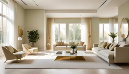 Photo interior modern design room 3d illustration