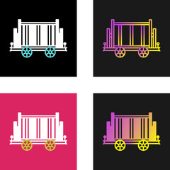 Trolley Vector Icon