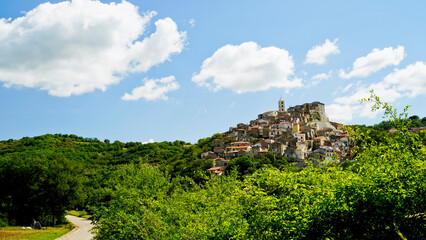 Fototapeta premium borgo di Cancellara, Basilicata. Italy