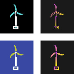 Windmill Vector Icon