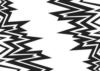 Abstract background with reflective jagged spike pattern and with some copy space area