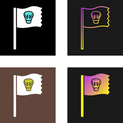 Pirate Flag Vector Icon