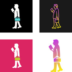 Carrying Bag Vector Icon