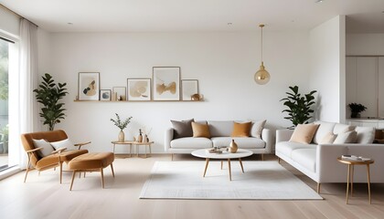 Photo interior modern design room 3d illustration