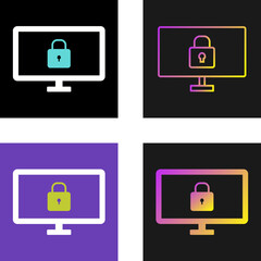 Protected System Vector Icon