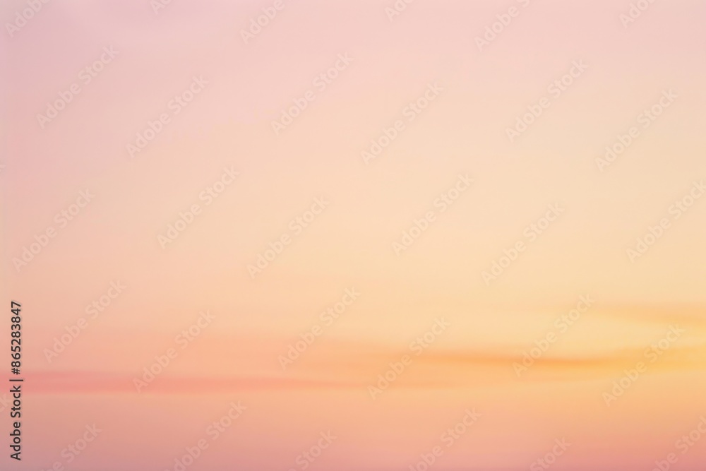 Poster dreamy sunset with pink and orange hues, creating a mesmerizing gradient perfect for a soothing back