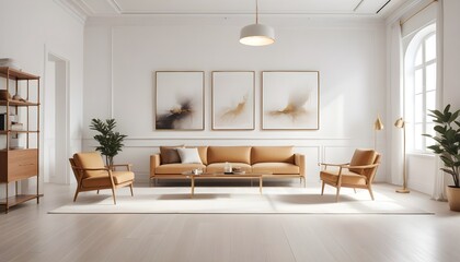 Photo interior modern design room 3d illustration