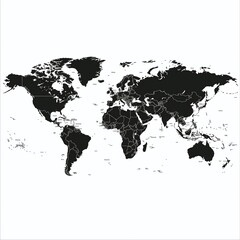 world map illustration