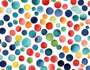 Watercolor Polka Dots