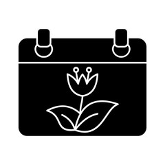 Obraz premium Spring Glyph