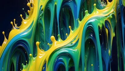 abstract colorful background with waves