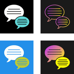 Speech Bubble Vector Icon