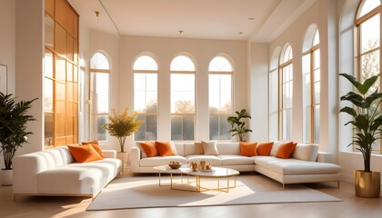 Photo interior modern design room 3d illustration