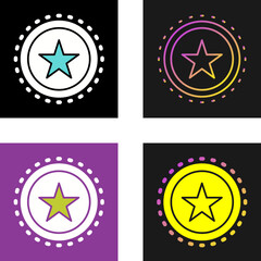 Sticker Vector Icon