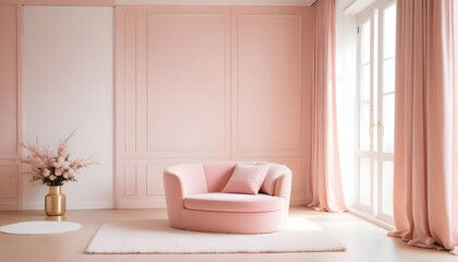 Photo interior modern design room 3d illustration