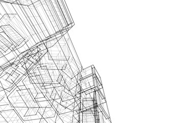 architectural drawing 3d