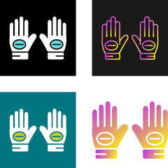 Fototapeta premium Glove Vector Icon