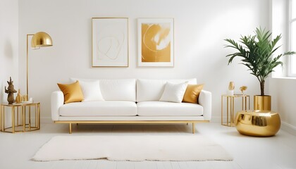 Photo interior modern design room 3d illustration