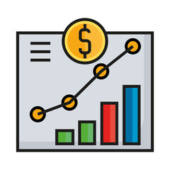 statistic vector icon