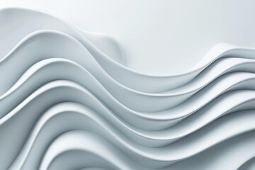 Obraz premium A detailed illustration of a minimalist background with subtle wave patterns and light textures, ideal for a banner with space for copy