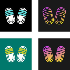 Slippers Vector Icon