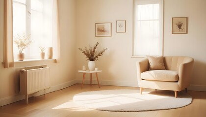 Photo interior modern design room 3d illustration