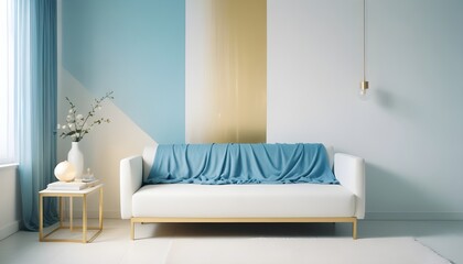Photo interior modern design room 3d illustration