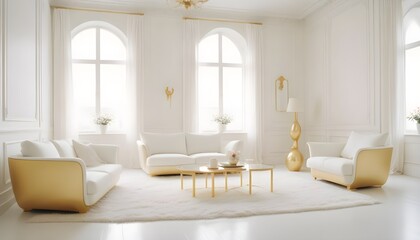 Photo interior modern design room 3d illustration