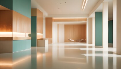 Photo interior modern design room 3d illustration