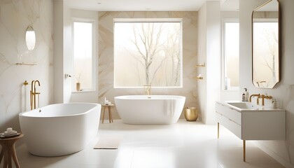 Photo interior modern design room 3d illustration