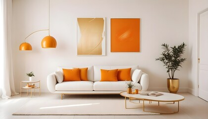 Photo interior modern design room 3d illustration
