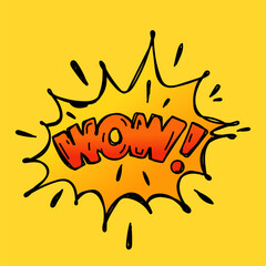 Vector comic speech bubbles, Pop art messages different shapes, emotions. Comics font label tag 