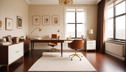 Photo interior modern design room 3d illustration