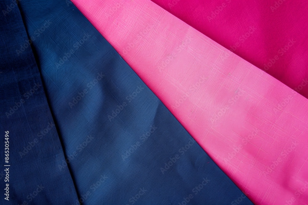 Aufkleber smooth blue and pink fabrics elegantly draped, creating a vibrant abstract background perfect for fa