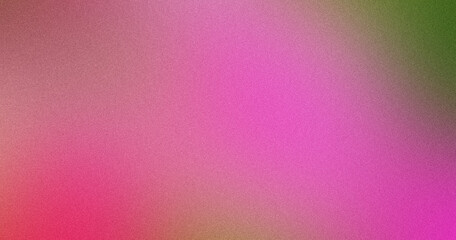 Pink and green gradient abstract background with a soft noise texture