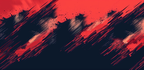 abstract red, white, and blue background with paint strokes, and paint splatter. brushstrokes and brushwork design, vector art, flat design, graphic design, digital art, high resolution, high detail.