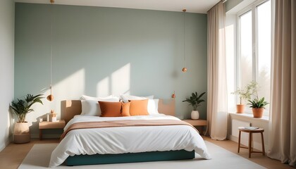 Obraz premium Photo interior modern design room 3d illustration