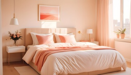 Photo interior modern design room 3d illustration