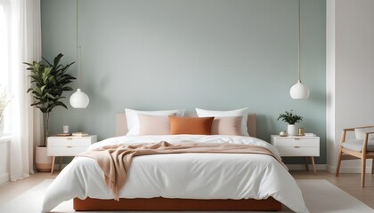 Photo interior modern design room 3d illustration